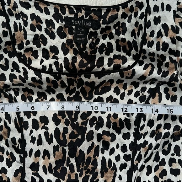 100% silk WHBM animal print blouse - Picture 7 of 7